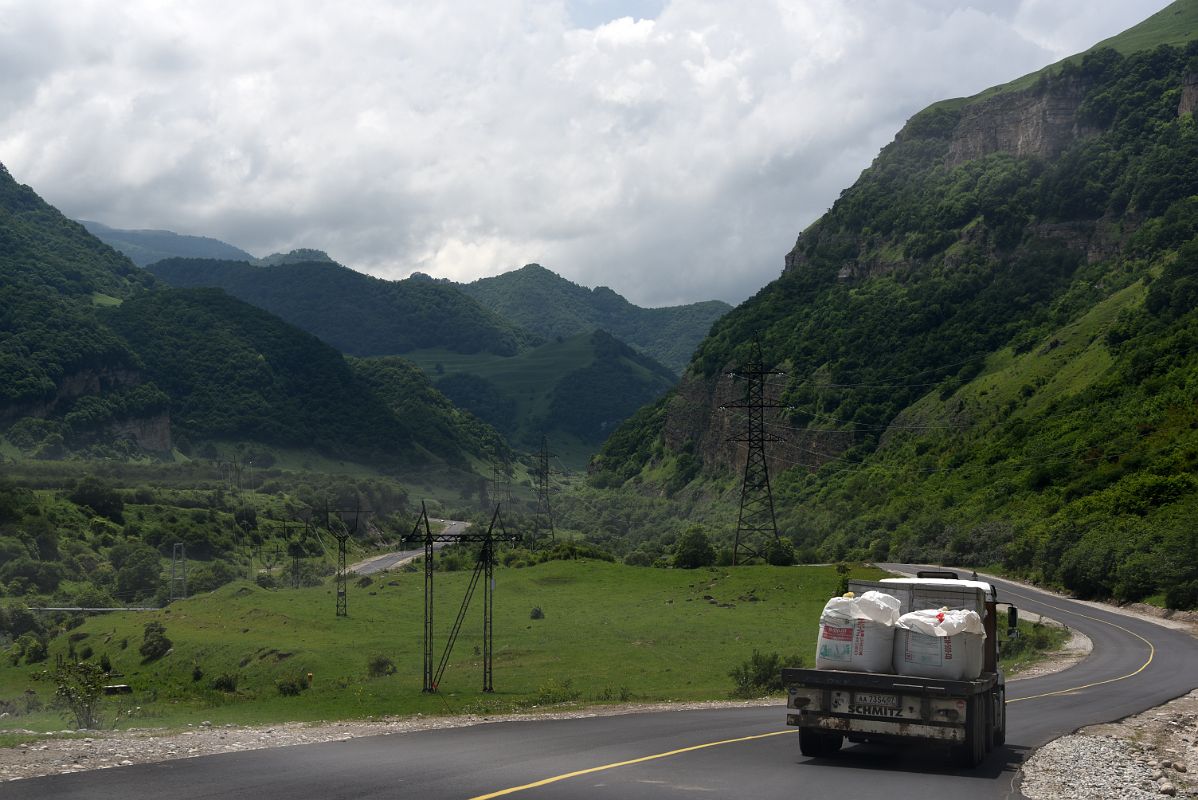 03A The Road Then Went Through A Gorge On The Way To Terskol And The Mount Elbrus Climb